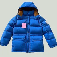 2023 Män och kvinnor varma jackor Winter River Water Ytterkläder Solid Color Parker Coat Högkvalitativ herrmodedesigner Down Jacket Men's Deck Crafts Size S-XXL