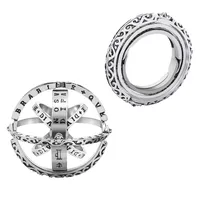 Pierścień ze stali nierdzewnej Kobiety Mężczyźni miłośnicy Pierścień palców aluminiowych Prezenty Nowy naszyjnik uchwyt pierścienia wisiorek astronomiczny pierścienie piłki 2484