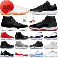 Basketball Shoes 2021 Jumpman 11 11s Mens 25th Anniversary Low Legend University Blue White Bred Concord Pantone Cap And Gown Men Women Y