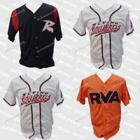 Новые бейсбольные майки мужские белки Ричмонд Белый Черный Оранжевый Оранж Двойные сшитые рубашки Бейсбольные майки высокое качество