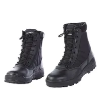 Botas dos EUA Couro Militar para homens Combate Bot Infantaria Tática Askeri Sapatos do Exército Erkek Ayakkabi 220909