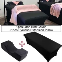 Falska ögonfransar Nacke Lash Pillow Memory Foam 1st Eyelash Extension Bed Cover Sheets For ympning Makeup Tool Beauty Salon