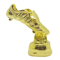 Fußball -Weltmeisterschaft Golden Schuh Golden Stiefel Top Torschütze Soccer Award Trophy Fans präsentieren Geburtstagshandwerksstatue -Legierung Geschenk234g