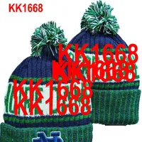 Men All Team Knitted Cuffed Pom Notre Dame Fighting Irish Beanie Hats Sport Knit Hat Striped Sideline Wool Warm Baseball Beanies Cap Fo2639