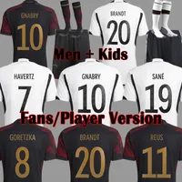 2022 Gnabry Werner Soccer Jersey Fans Kroos Draxler Reus Hummels Muller Gotze Copa Mundial Camisa de fútbol Germanies Men Kids 23 23 9991234