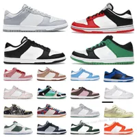 Running Shoes designer Sneakers Mens Trainers Low Top Leather Black Archeo Pink Grey White Chunky Parra Green Paisley Dunks Sb For Men Women Unc Coast Grey Fog Summit