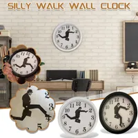 Wall Clocks Ministero di Walks Silly Walks Orologio Monty Python Flying Circus Capture Perfect Classic Watch Funny Walking Mute silenzioso