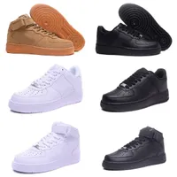 Running Shoes Sale 2023 New Designer Sneakers Outdoor Men Low Skateboard Shoes Cheap One Unisex 1 Knit Euro Airs High Women All White Black Wheat Trainer
