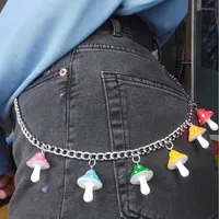 Cadenas de la aleaci￳n cadena de billetera de hip hop llave camionero camionero jeans jeans champi￱ones colgante de pantal￳n punk bolsillo