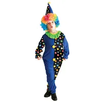유니퇴석 어린이 Purim Colorful Circaus Clown Costume Book Week Naughty Harlequin Cosplay Carnival Halloween Fancy Party Dress H353