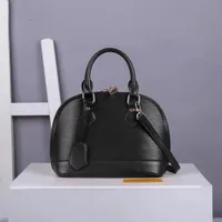 Sacs de mode 2022 avec étiquette de verrouillage alma bb 25cm pour femmes sac à épaule sac de messager sac en cuir sacs à main