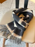2022 Дизайнерские шарфы унисекс модный зимний кашемировый шарф для женщин и мужчин бренд роскошный большой размер классические чековые шарфы пашмина