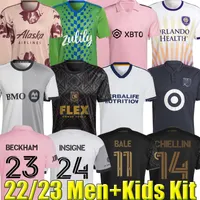 Insigne Toronto FC 2022 2023 Charlotte Soccer Jerseys MLS Lafc Bale 11 Chiellini 14 Fuchs Inter Beckham Miami 22/23 Los La All Star Angeles Football Shirt Galaxy