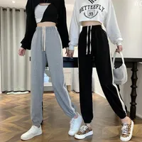 Women's Pants Korean Style Casual Sport Harem Fitness Workout Sweatpants Women Students All-match Drawstring Arrival Loose Trousers