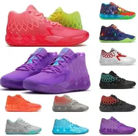Basketball Chaussures Trainers Sneakers Black Red Blast Iridescent Dreams Unt Queen City Galaxy 2022 Lamelo Ball MB.01 pas d'ici Be You Rick et Morty Menwomen
