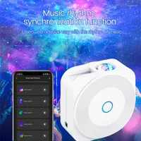 スマートオートメーションモジュールTuya Starry Sky Projector Galaxy Wifi 2.4g Night Light Ocean Voice Control LED LAME for Alexa Google Home
