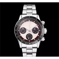 Luxury Watch Men's Chronograph Vintage Perpetual Paul Newman Automatic Intondless Steel Mens Watch Watchs Wristwarchs X02820