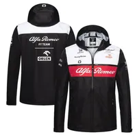 Vestes masculines Alfa Romeo Team Orlen Team Jacket Hommes Men du printemps et de l'automne Motorcycle de moto Windcheater 220912