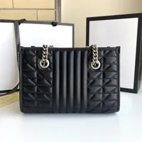 Großkapazität Handtaschen Einkaufstaschen Marmont Neue gestickte Faden Frauenhandtaschen Luxusdesigner Handtaschen