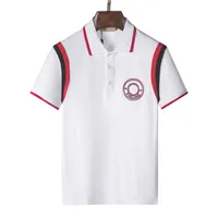 2022 Mens Designer Polo Shirt Man Fashion England Stylist Poloshirts Men Casual Golf Polos Shirt High Street Snake Snake polos