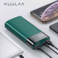 Cell Phone Power Banks KUULAA Power Bank 20000mAh QC PD 3.0 External Battery Fast Charging Portable Charger Power Bank For Samsung Huawei Mate T220905