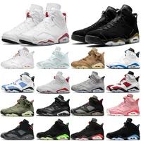 OG 6S Air Jumpman 6 Mens Basketball Shoes University Blue Georgetown Red Oreo Carmine DMP Black Infrared UNC Retro Men Women Outdoor Sports Sneakers Sneakers