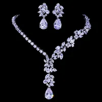 JewelryryJewelry de moda barata Emmaya Nuevo dise￱o ￺nico Collar Collar Pendientes de joyas de novia Accesorios de boda Dropshipship