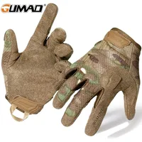 Cinq doigts gants hommes camouflage gants tactiques full doigt aérits armée sports militaires chevauchement de randonnée à vélo de pentball de pentball 220909