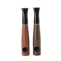Muxiang houten mini handgemaakte tabakspijp rook accessoire sigaren buis draagbare rechte rookpijpen 9 mm filter AD0081 AC0034