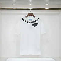 Mens T-Shirt Tasarımcı Mektupları T Shirt% 100 Pamuklu Tişörtler Mürettebat Boyun Kısa Kollu Tees Yaz Gündelik Unisex Üstler Moda Giyim Giyim