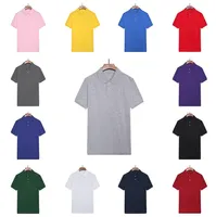 Men Designer Brand Summer Polo t shirt Tops horse Man Polos Shirts Fashion Shirt Mens Women High Street Casual Top Tees