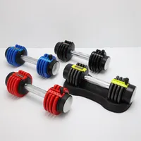 Factory Direct Detachable Dumbbell Home Fitness Adjustable Barbell Building up Arm Muscles Fitness Equipment280s