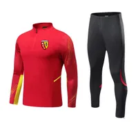 2022 RC Lens New Tracksuits men kids kit adult children&#039;s football training suit half zipper sportswear set Soccer Jerseys