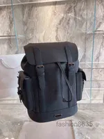 School Bags Computer Bags Men Casual Handbag Shoulder Leather Designer Male Bucket High Capacity Backpack 220309Multi Pochette