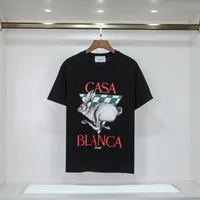 2022 NEW Mens Womens Designer T shirts Printed Fashion man T-shirt Top-Quality Cotton Casual Tees Short Sleeve Luxury Hip Hop Casablanc TShirts