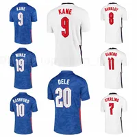 202220-21 Soccer 7 Beckham Jersey 8 Lampard 10 Rooney 4 Gerrard 2 Walker 8 Barkley 20 Dele Rooney Kits de camisa de futebol Y-G-L