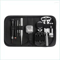 Repair Tools Kits Repair Tools Kits 63Pcs Watch Battery Replacement Tool Kit Back Remover With Adjustable Case Opener De Watches2022 Dhgc