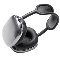Para AirPods, acessórios de fone de ouvido máximos de silicone sólido capa de fone de ouvido de proteção fofa maçã caixa de choque sem fio da caixa