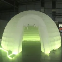 7M قطر المأوى LED LED ضوء نفخ igloo luna خيمة بار قبة سرادق مصباح البالون البالون للمعرض 213H