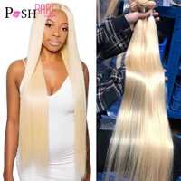 Bulks de cabello 613 Honey Blonde Color Extension Brasil Weave Bundle 8 - 40 pulgadas Humanas consecutivas puede comprar 1 3 4 Deal 220913