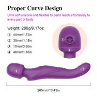 Serviettes en papier g spot stimulateur clitoral sucer le vibrateur AV Wand Masseur Dildo Sucker Vibrator érotique Female Masturbation Sex Toy