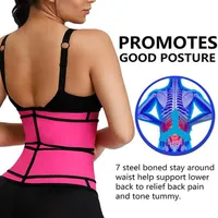 Slimming Sweat Belly Belt Body Shaper 여성 Body Shaper Slimming Belt Waist Trainer Waist Compression Brace254Q 지원
