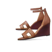 Modedesigner Schuhe Frauen Santorini Sandalen Kalb