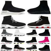 2022 Chaussures décontractées Chaussures hommes Designer Sneaker Sneaker Treen Mesh Fashion Triple Noir blanc rouge vert Neno Oreo Red Yellow Graffiti Dark Navy Mens Trainers Sports Sneakers
