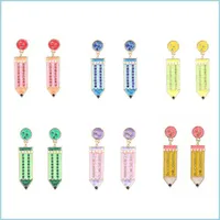 Fashion de lustre en pendaison de la saison de la saison scolaire Crayon enracineux enjolie des filles 6 couleurs de style coréen.