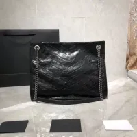 Top Quality 577999 Niki Shopping Composite Bag em couro vintage amplo em grande capacidade com fivela magnética para segurança