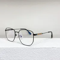 Sunglasses Frames Gold Silver Black Metal Square Frame B1352 High Quality Men's Myopia Glasses Fashion Women's Prescription