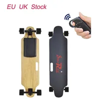 EU Instock HT-S1 Smart Skateboarding 4 Wheels Electric Longboard 300W 2 Dubbele motor 24V 4 4AH met 2 4G Digital Remote Control267P