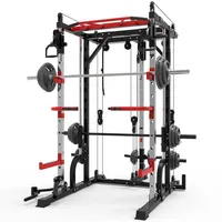 2020 New Smith Machine Steel Squat Rack Gantry Frame Litness Home Devilure Conclude Squat Bench Press 1264n