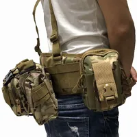 Sports Safety Army War Battle Molle Military Tactical Nylon Bag Tools Carrier Outdoor Combat Hunting Waist Support